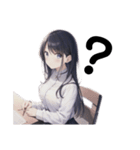 モデル風反応スタンプ（個別スタンプ：14）