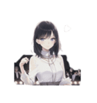 モデル風反応スタンプ（個別スタンプ：37）