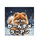 毎日使える！表情豊かなポメラニアン（個別スタンプ：31）