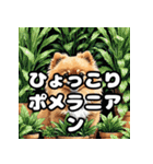 毎日使える！表情豊かなポメラニアン（個別スタンプ：40）