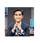 感情だだ漏れ！サラリーマンの40表情（個別スタンプ：15）