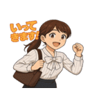 社畜OLのつぶやき日常スタンプ（個別スタンプ：1）