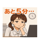 社畜OLのつぶやき日常スタンプ（個別スタンプ：8）
