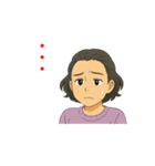 大人女性日常会話03・薄紫春セ（個別スタンプ：15）