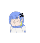 動くクセが強いてくてくちゃんスタンプ（個別スタンプ：7）