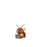 小さなゴキブリ。。。（個別スタンプ：14）