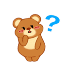 ぽやっとクマさん（個別スタンプ：5）