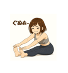 癒しのトレーニングお姉さんスタンプ（個別スタンプ：7）