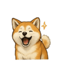 秋田犬★表情豊かなスタンプ（文字無し）（個別スタンプ：2）