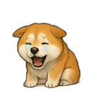 秋田犬★表情豊かなスタンプ（文字無し）（個別スタンプ：17）