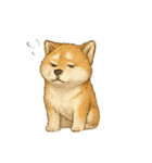 秋田犬★表情豊かなスタンプ（文字無し）（個別スタンプ：21）