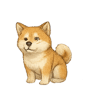 秋田犬★表情豊かなスタンプ（文字無し）（個別スタンプ：23）