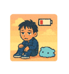 ひとむかしまえのスタンプ（個別スタンプ：4）
