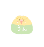 まんじゅうみたいなとりたち（個別スタンプ：15）
