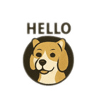 おしゃべりワンコちゃん（個別スタンプ：1）