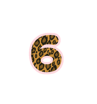3-3ひらがな(P豹柄)アレンジ用平仮名ひょう（個別スタンプ：19）