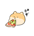 しばちゃん、今日何食べる？（個別スタンプ：1）