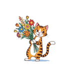 あなたへ贈る花束、猫（個別スタンプ：12）