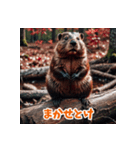 可愛いネズミ系の仲間が一言。Part3（個別スタンプ：14）