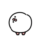 もちもち文鳥 動くスタンプ（個別スタンプ：4）