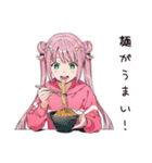 ラーメン女子の飯テロ（個別スタンプ：12）