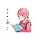 ラーメン女子の飯テロ（個別スタンプ：22）
