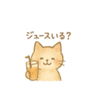 三毛猫とだるまのスタンプ（個別スタンプ：2）