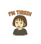 アクティブガールの英語スタンプ（個別スタンプ：29）