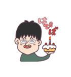 はぴば！新作です（個別スタンプ：1）
