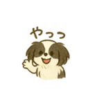 ゆるゆる狆さん（個別スタンプ：7）
