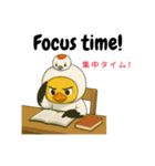 英語を話すぴよ鶴 Ver.2（個別スタンプ：10）