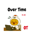 英語を話すぴよ鶴 Ver.2（個別スタンプ：25）