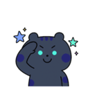感情表現豊かな黒豹①（個別スタンプ：5）