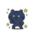 感情表現豊かな黒豹①（個別スタンプ：7）