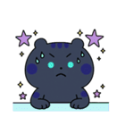 感情表現豊かな黒豹①（個別スタンプ：18）