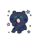 感情表現豊かな黒豹①（個別スタンプ：22）
