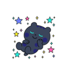 感情表現豊かな黒豹①（個別スタンプ：24）