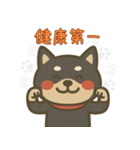 もちっと黒柴〜日常会話に添えて〜（個別スタンプ：21）