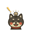 もちっと黒柴〜日常会話に添えて〜（個別スタンプ：25）