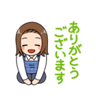 なかよしかぞく！敬語ベーシック（個別スタンプ：5）