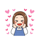 なかよしかぞく！敬語ベーシック（個別スタンプ：34）