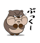 太っちょカワウソ【怒り＆煽り】（個別スタンプ：14）