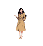 旅する上品な女性のしぐさスタンプ（個別スタンプ：19）