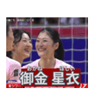 ⭐架空のバレーボール選手で日常会話（個別スタンプ：17）