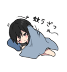 黒パーカーくん⑱（個別スタンプ：2）
