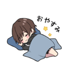 黒パーカーくん(イメチェンver.)⑱（個別スタンプ：1）
