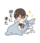 黒パーカーくん(イメチェンver.)⑱（個別スタンプ：11）