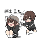黒パーカーくん(イメチェンver.)⑱（個別スタンプ：39）