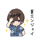 黒パーカーくん(イメチェンver.)⑱（個別スタンプ：40）