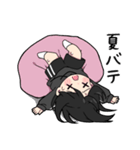 黒パーカーちゃん⑱（個別スタンプ：16）